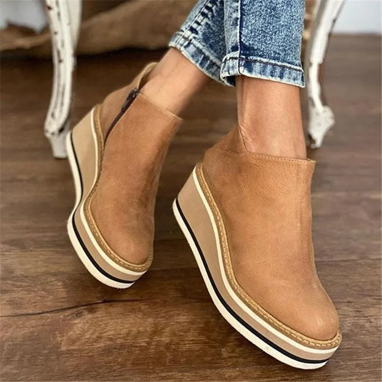 wedge ankle boots for women
