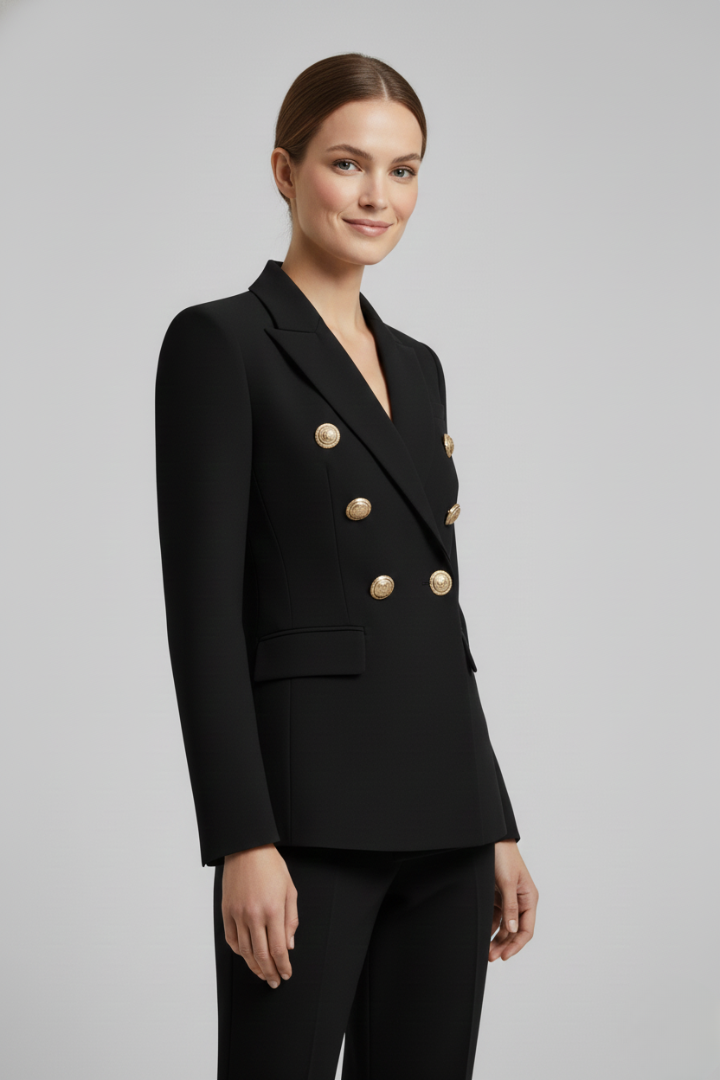 double-breasted blazer for women