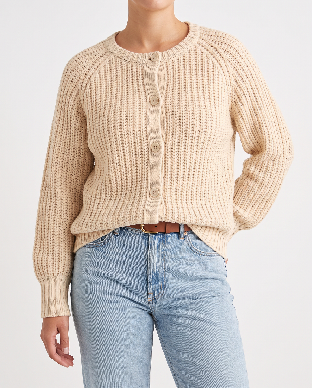 Bellamy button-front cardigan