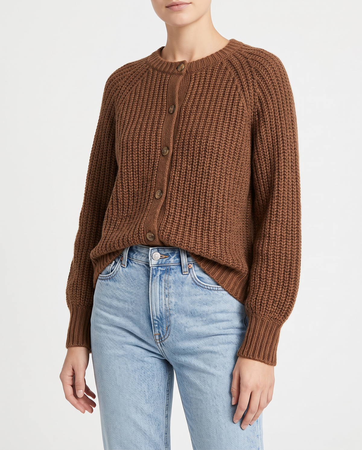 Bellamy button-front cardigan