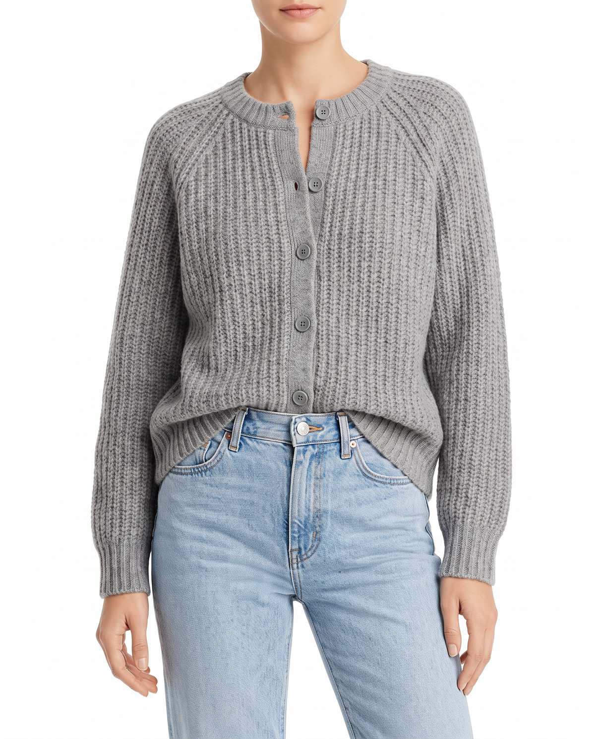 Bellamy button-front cardigan