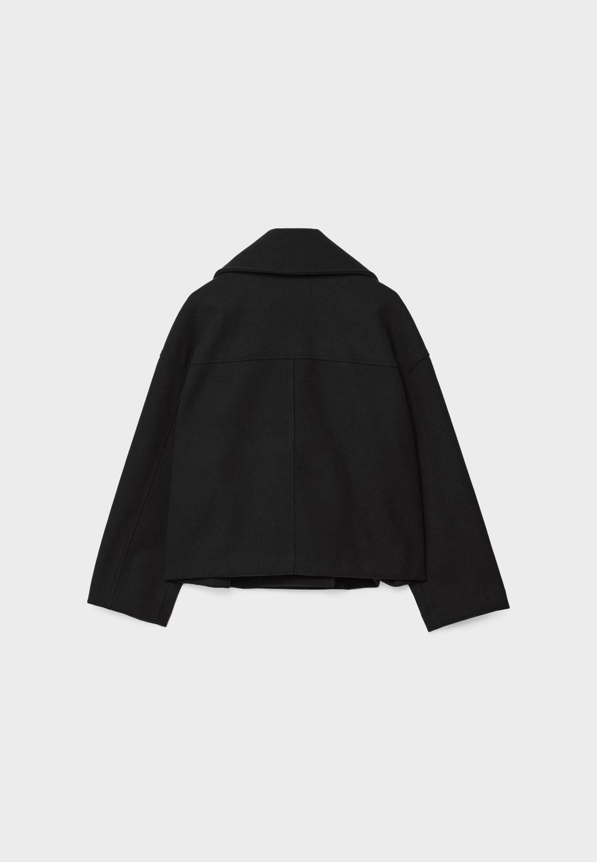 Cropped peacoat for women in beige, black, green, navy blue or brown