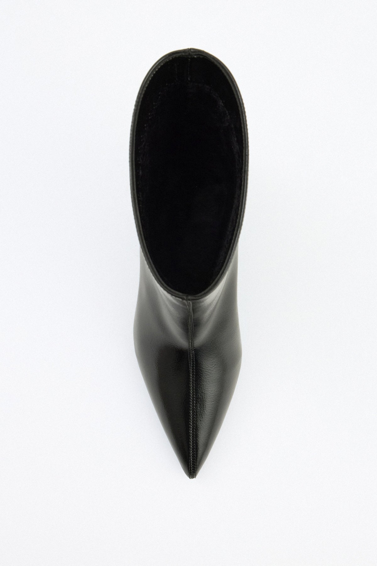 Pointed kitten heel ankle boots for women