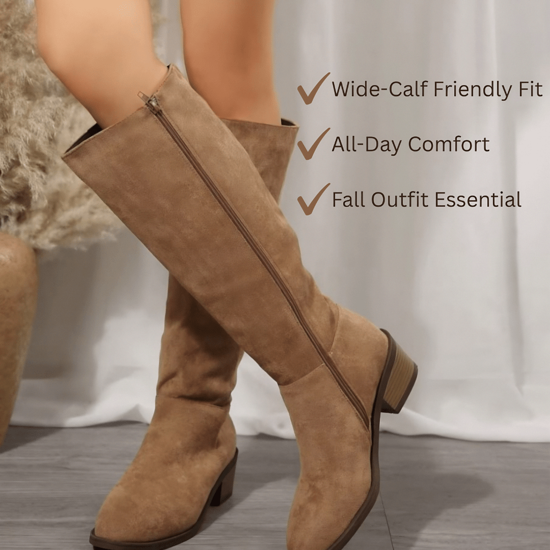 knee high wide calf boots for women