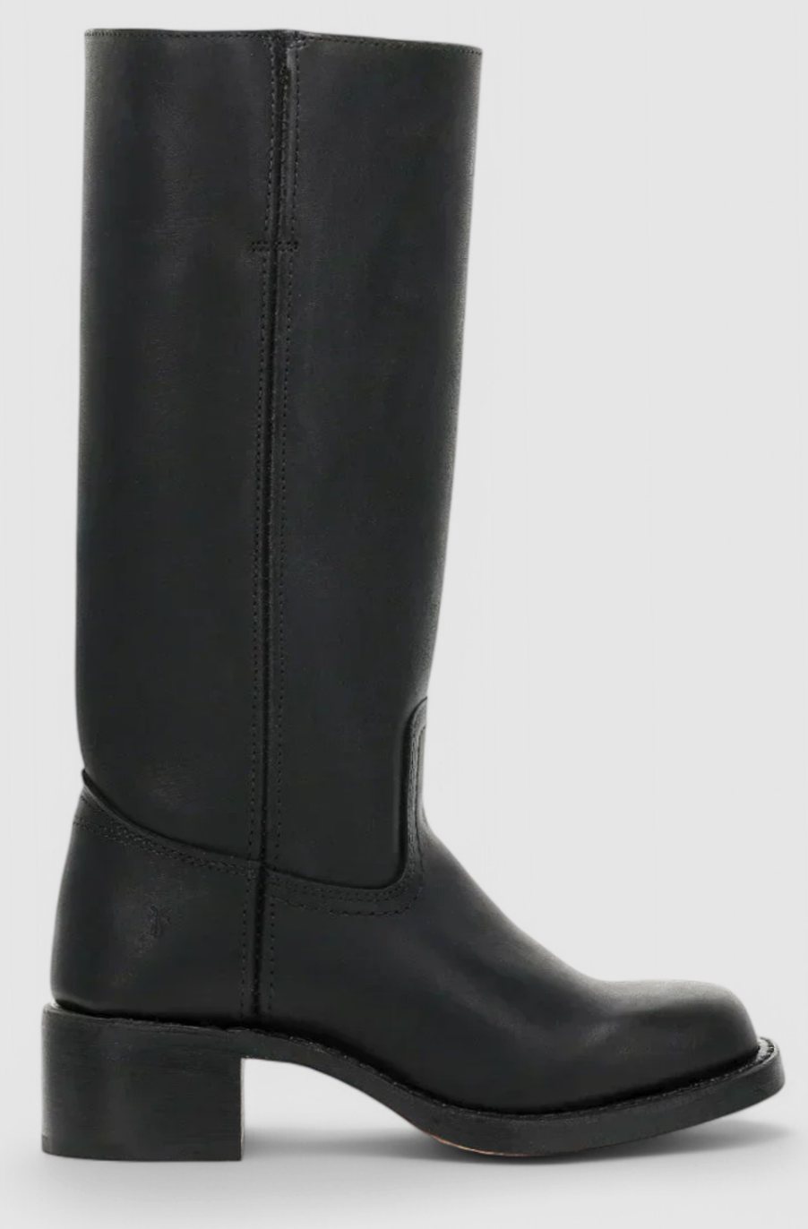 Square toe tall boots in brown, black, yellow or light brown for women