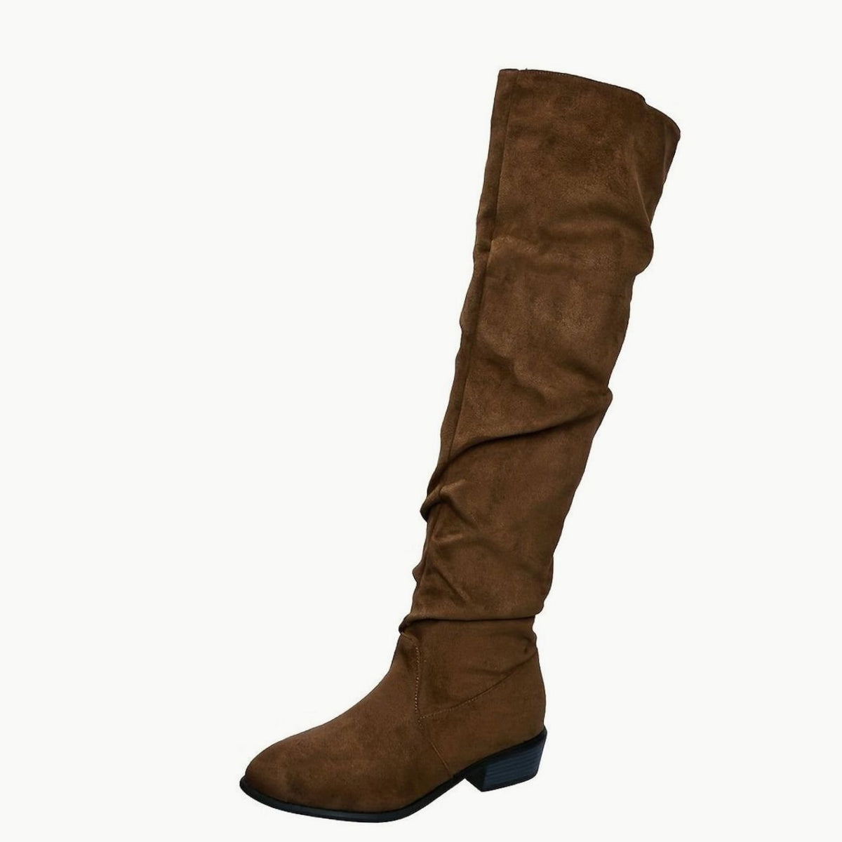 Slouch over-the-knee boots in black, gray or khaki for women