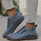 Side-zip ankle sneakers for women
