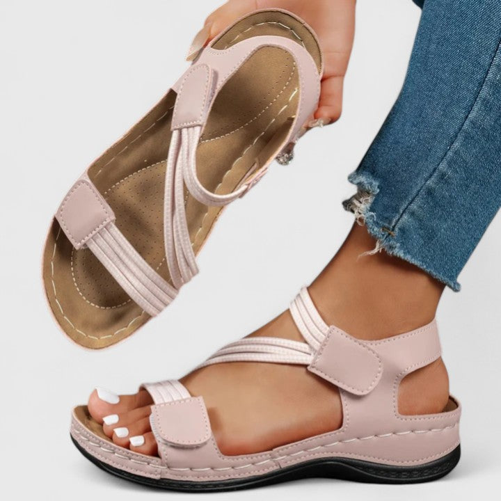 Sandalias Mujer Livianas Diseño Clásico Fáciles de Combinar Caminar Casual Cinco Colores