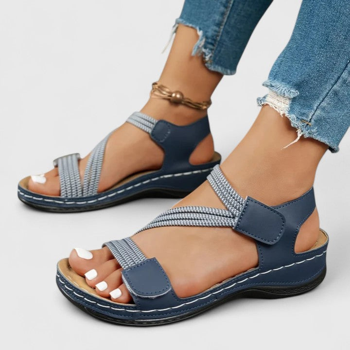 Sandalias Mujer Livianas Diseño Clásico Fáciles de Combinar Caminar Casual Cinco Colores