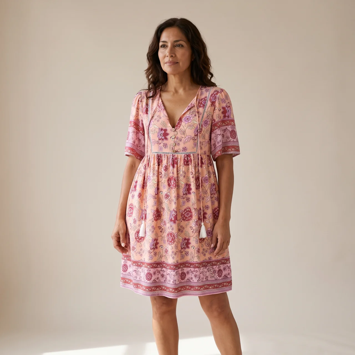 Antonella | Vestido Floral Bohemio