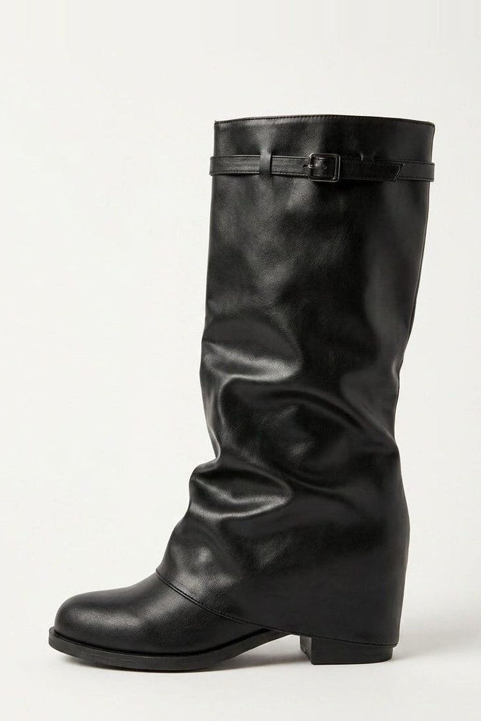 Knee-high boots black women