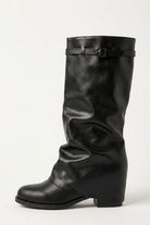 Knee-high boots black women