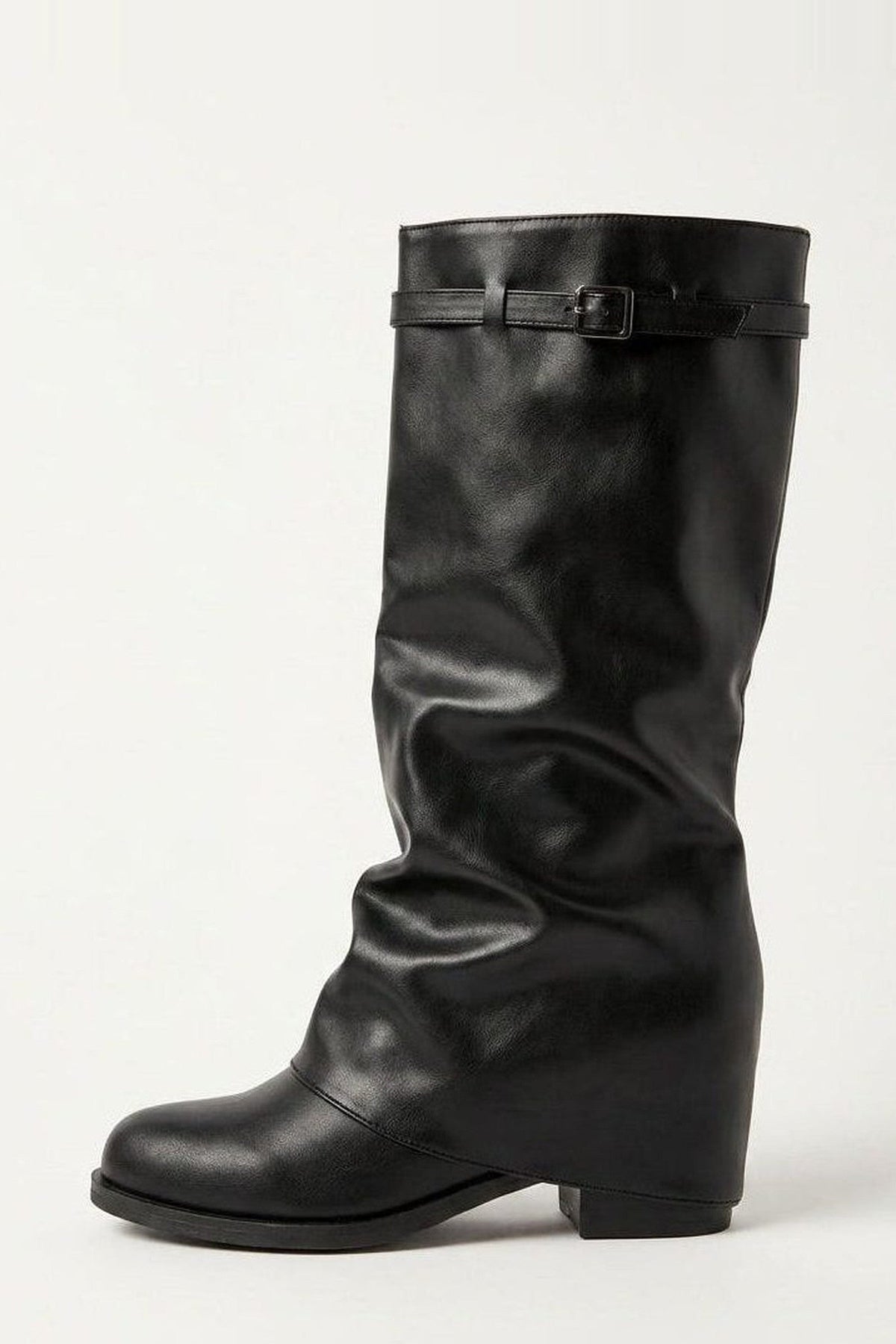Knee-high boots black women