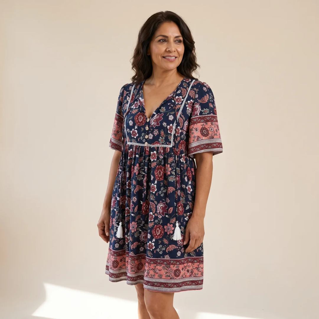 Antonella | Vestido Floral Bohemio