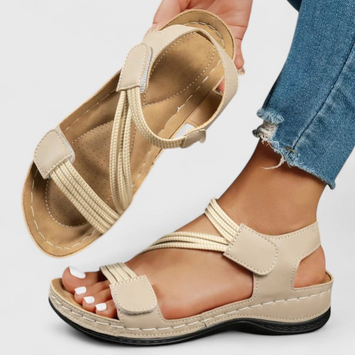 Sandalias Mujer Livianas Diseño Clásico Fáciles de Combinar Caminar Casual Cinco Colores
