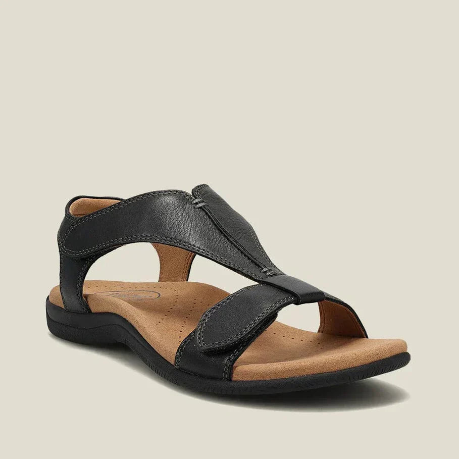 Sandalias Mujer Plantilla Ergonómica Correas Ajustables Suela Acolchada Caminar Casual Seis Colores