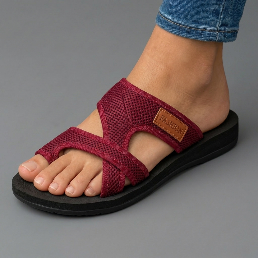 Sandalias Mujer Plantilla Amortiguadora Correas Ajustables Diseño Clásico Uso Diario Tres Colores