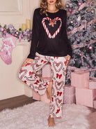 Christmas pajama set in multicolor for women