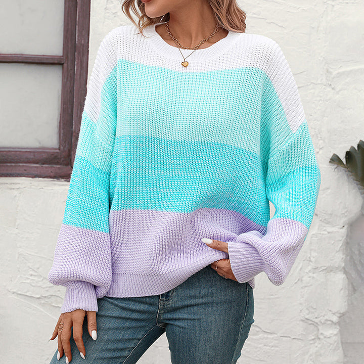 Sweater colotido tejido