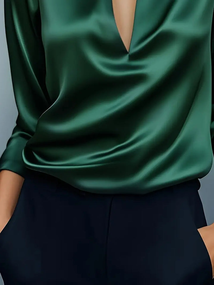 Nadene - Blusa Premium Con Cuello En V