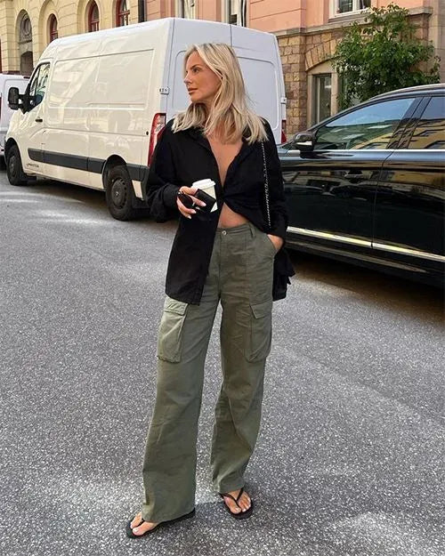Pantalon Cargo ajustable