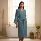 Cotton double gauze robe for women