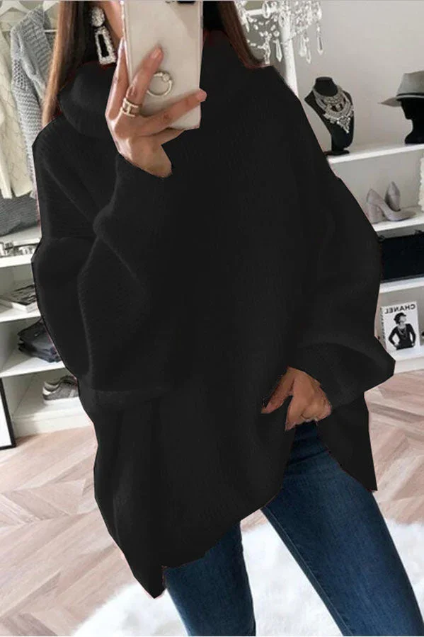 Sweater Pres largo de punto tejido