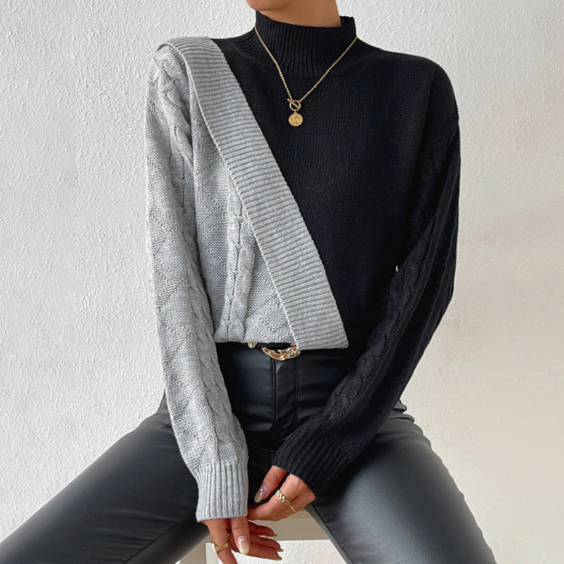 Sweater bicolor