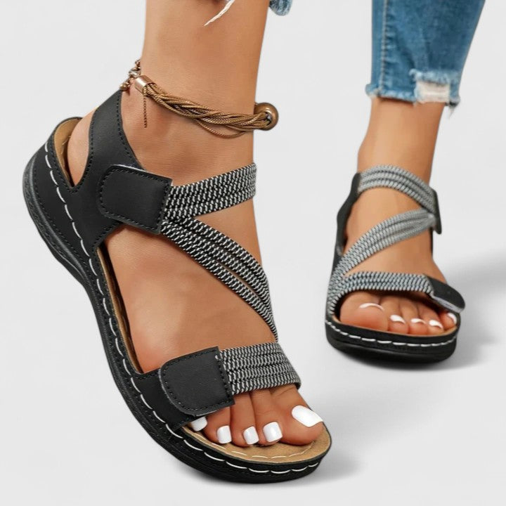 Sandalias Mujer Livianas Diseño Clásico Fáciles de Combinar Caminar Casual Cinco Colores