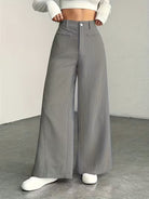 Wide leg corduroy lounge trousers for women