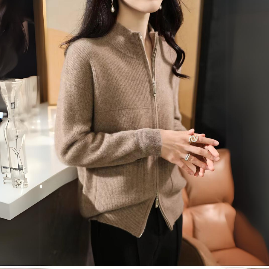 Sweater con cierre