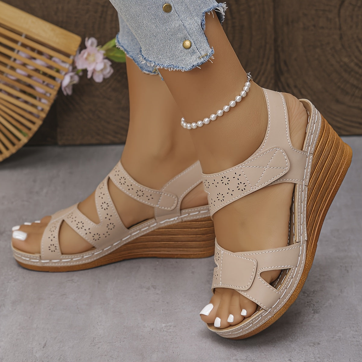 Sandalias Mujer Correas Ajustables Suela Antideslizante Plantilla Acolchada Anatómica Cinco Colores