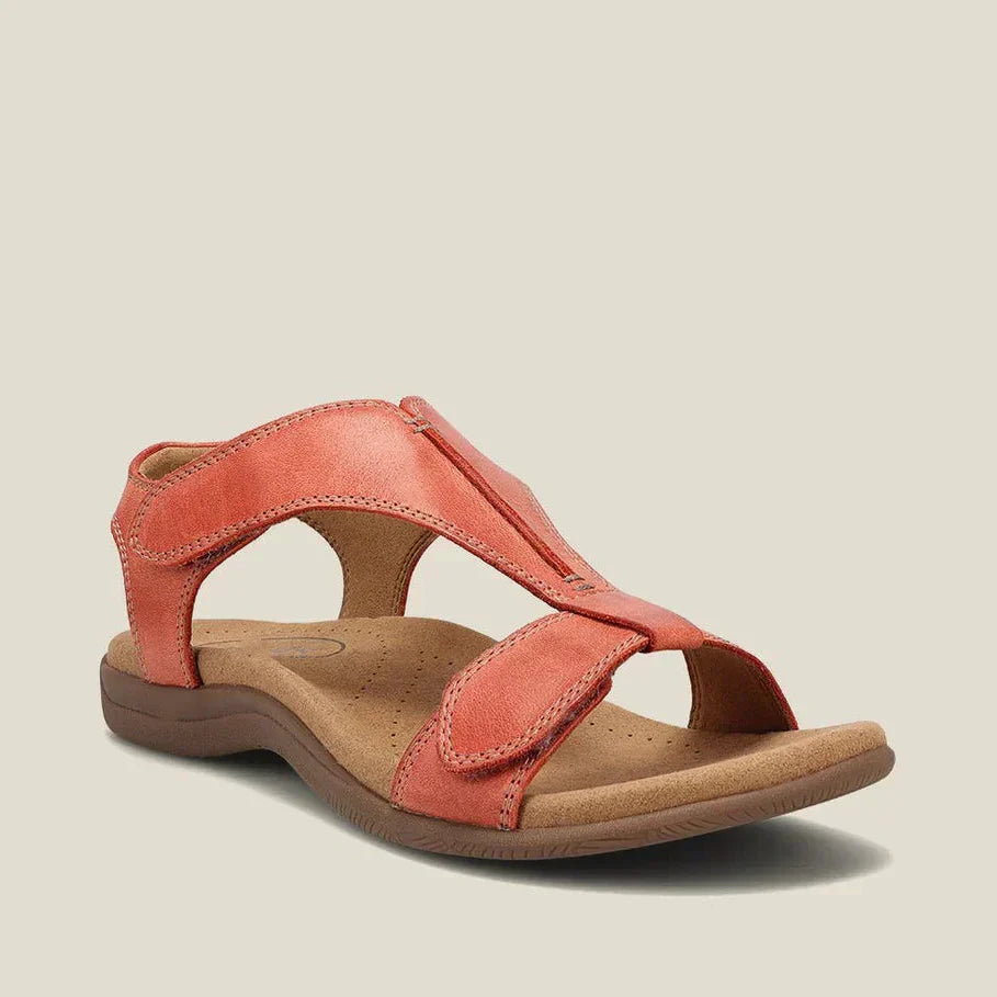 Sandalias Mujer Plantilla Ergonómica Correas Ajustables Suela Acolchada Caminar Casual Seis Colores