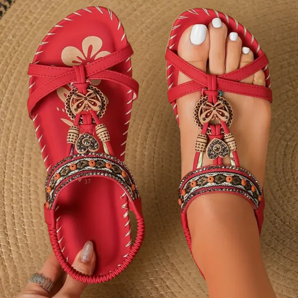 Sandalias Mujer Material Vegano Correa Elástica Talón Suela Antideslizante Livianas Verano Ocho Colores