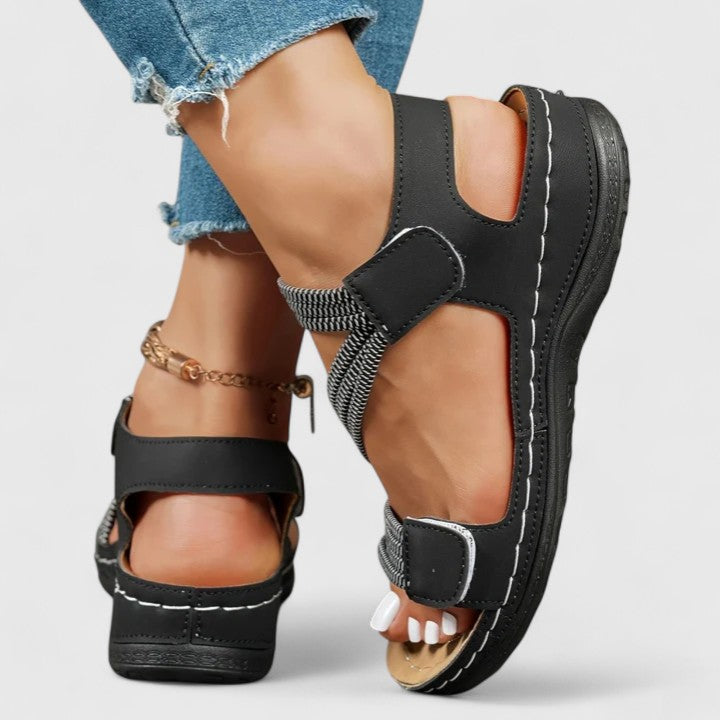 Sandalias Mujer Livianas Diseño Clásico Fáciles de Combinar Caminar Casual Cinco Colores