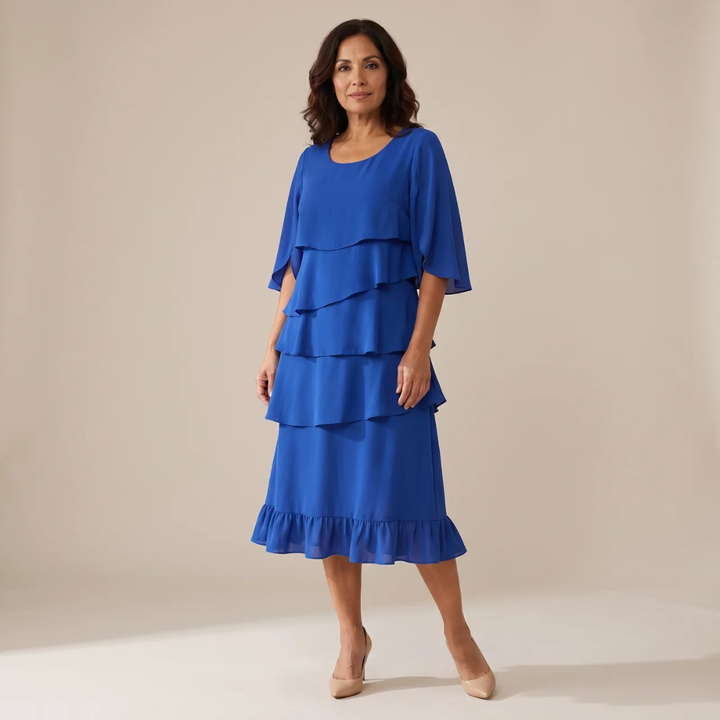 Isabella | Vestido Volados Elegante