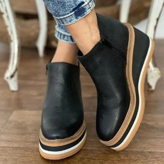 wedge ankle boots for women
