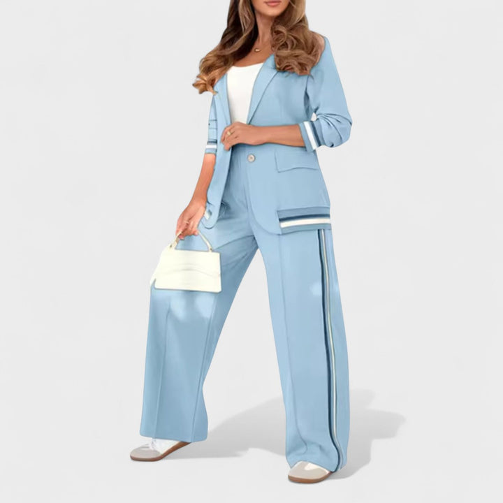 Zenobia - Elegante Traje De Dos Piezas