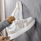 Panelled court sneakers for women