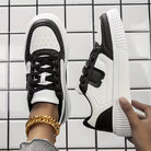 Panelled court sneakers for women