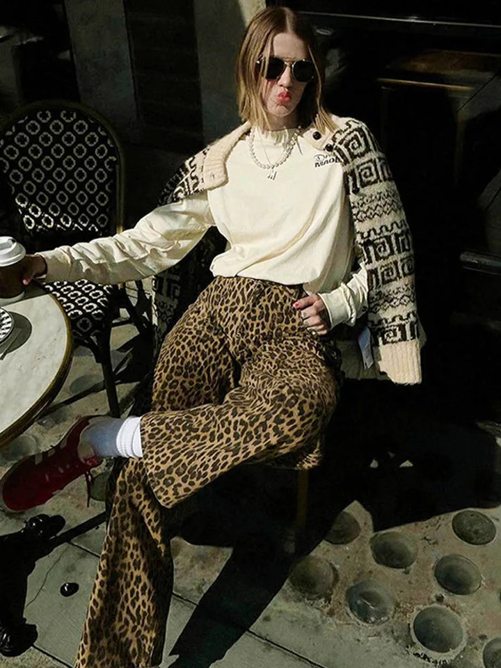 Pantalon animal print