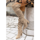 Slouchy over the knee boots for women