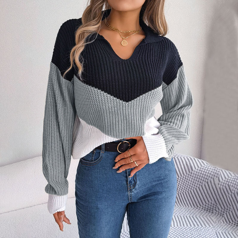 Sweater bicolor