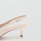 Patent slingback kitten heels for women