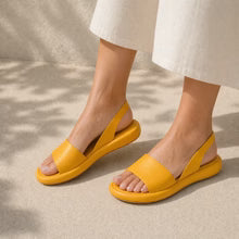 Sandalias Mujer Correa Trasera Ajustable Suela Antideslizante Plantilla Acolchada Transpirables Cinco Colores