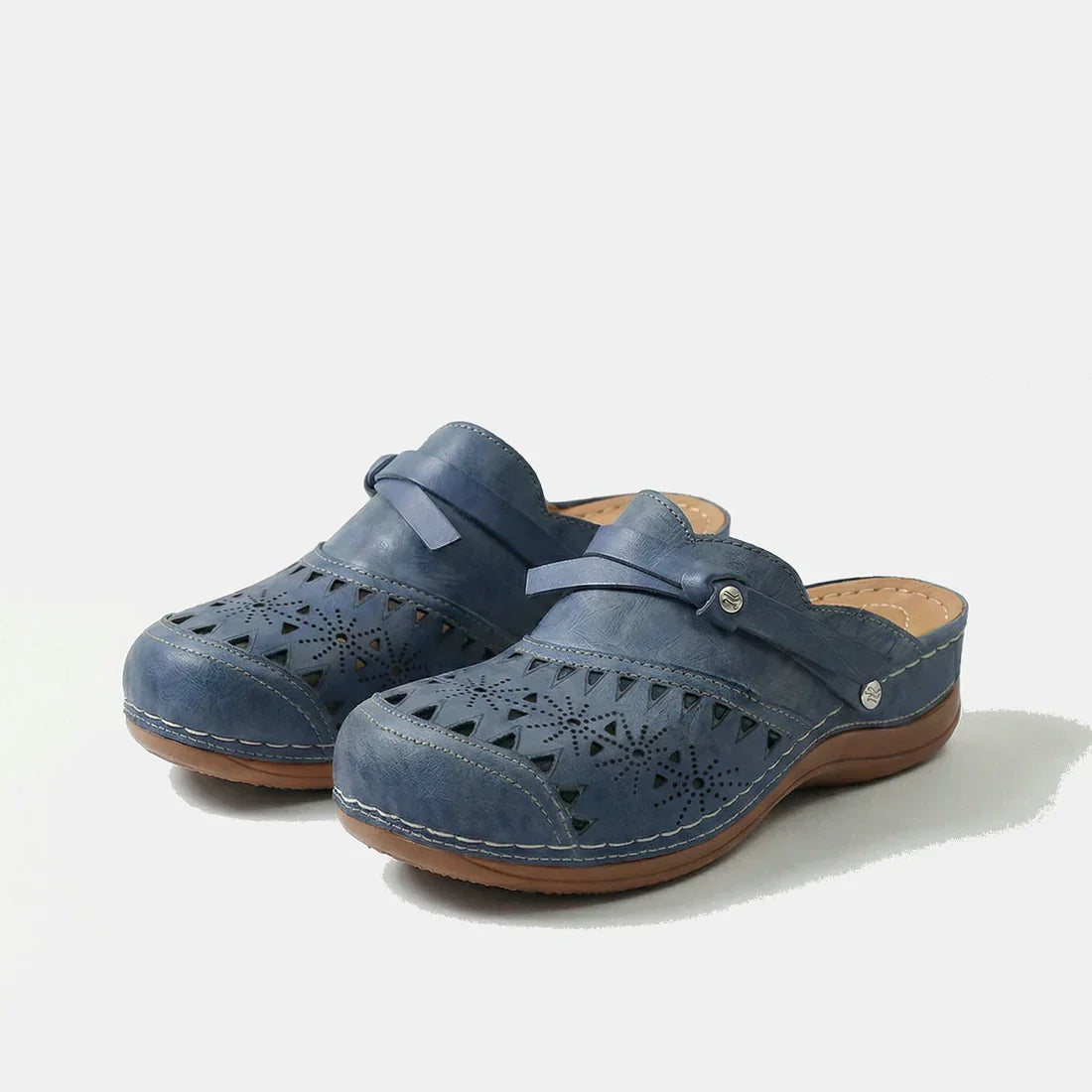 Zuecos Mujer Plantilla Memory Foam Amortiguada Livianos Caminar Casual Seis Colores
