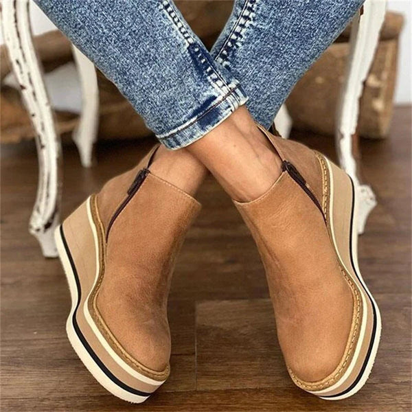 wedge ankle boots for women