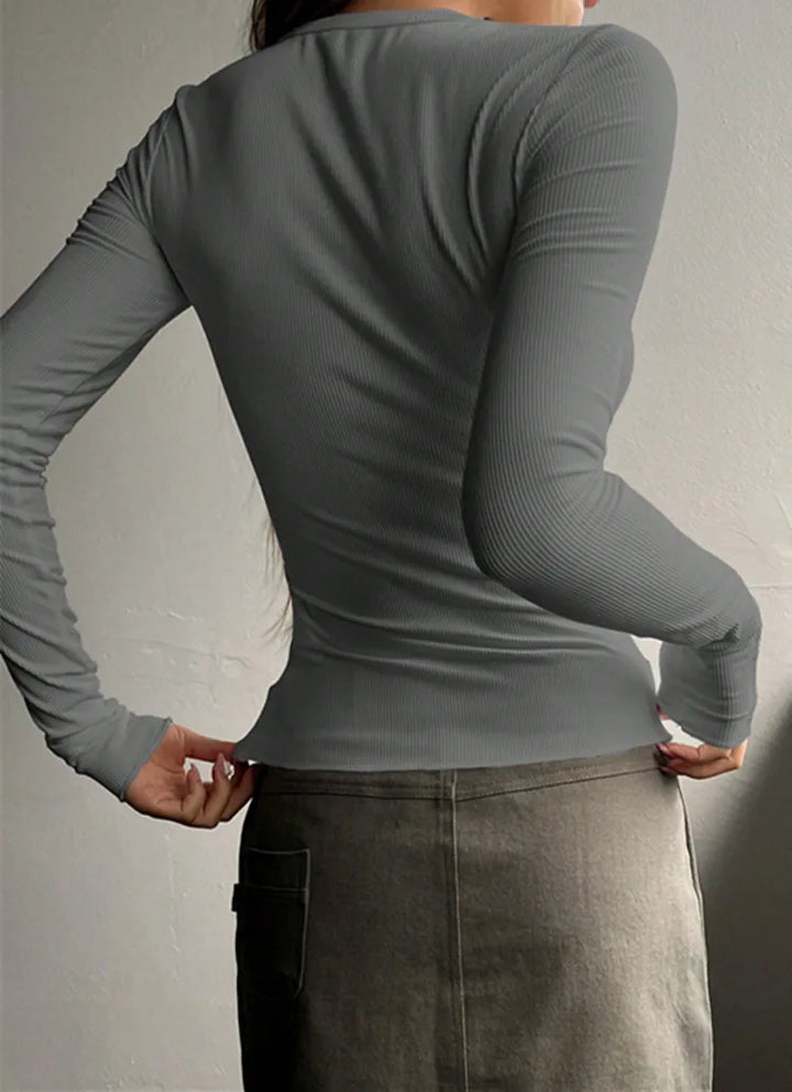 Polera manga larga