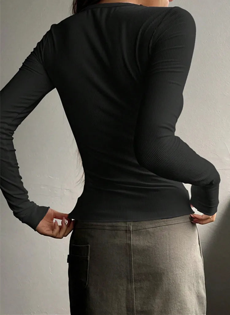 Polera manga larga