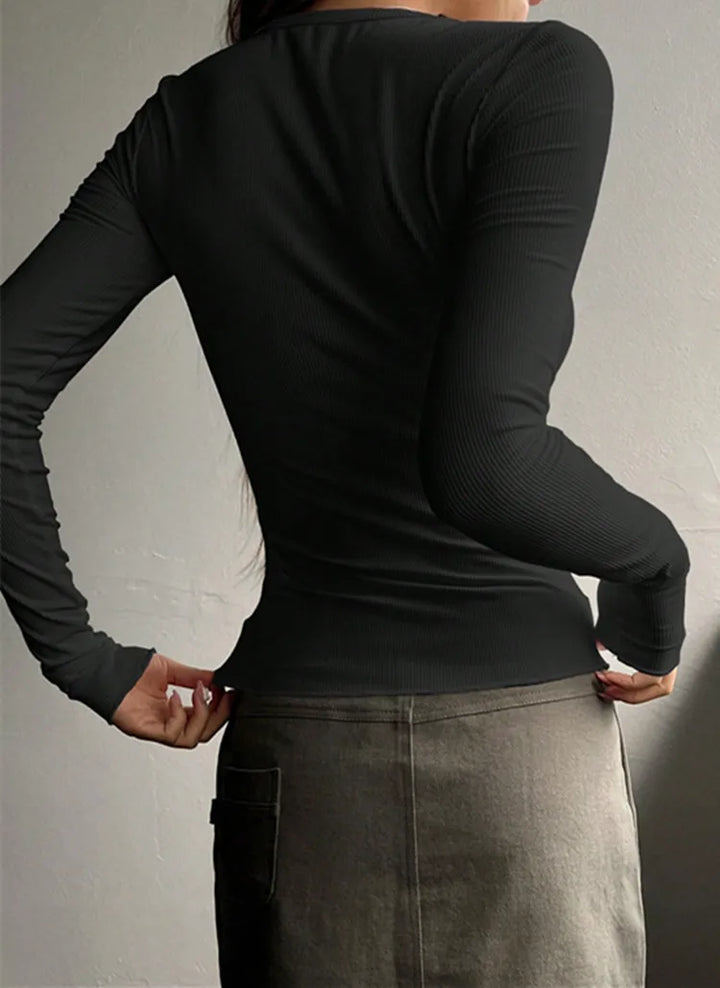 Polera manga larga